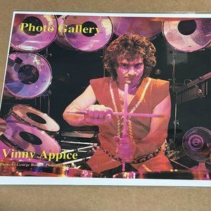 VINNY APPICE of DIO BLACK SABBATH - Music Print Ad Photo - 1990